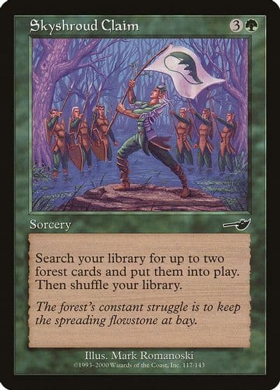 Skyshroud Claim Nemesis Magic card