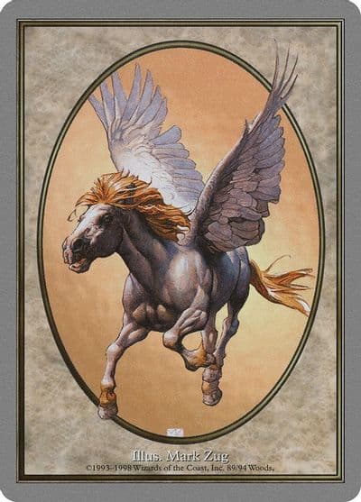 Pegasus Token Unglued Magic card