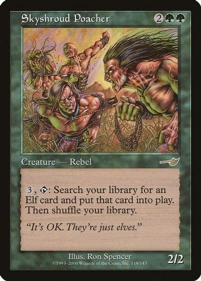 Skyshroud Poacher Nemesis Magic card