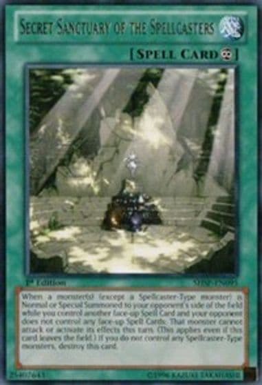 Secret Sanctuary of the Spellcasters Shadow Specters Yu-Gi-Oh! card