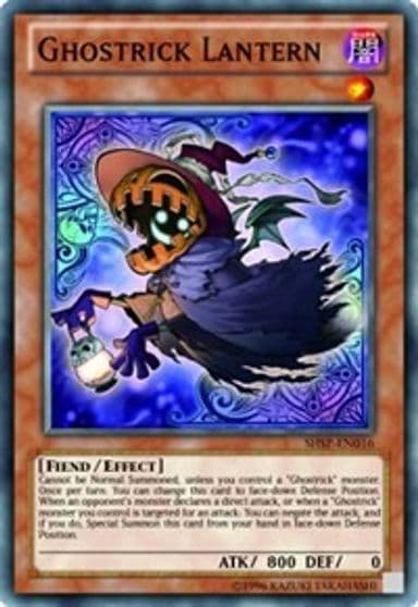Ghostrick Lantern Shadow Specters Yu-Gi-Oh! card