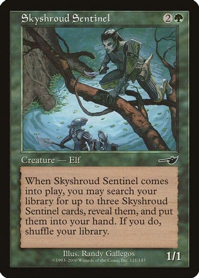 Skyshroud Sentinel Nemesis Magic card