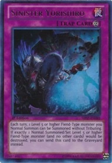 Sinister Yorishiro Shadow Specters Yu-Gi-Oh! card