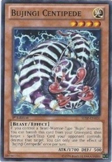 Bujingi Centipede Shadow Specters Yu-Gi-Oh! card