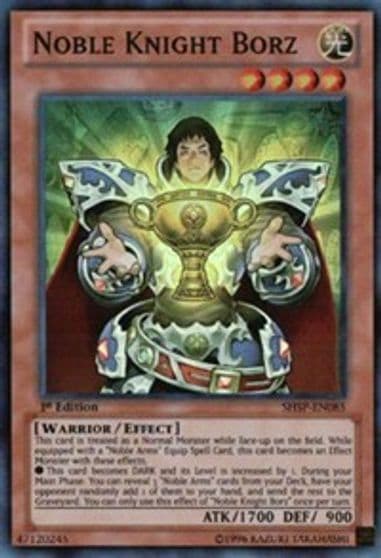 Noble Knight Borz Shadow Specters Yu-Gi-Oh! card