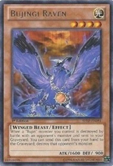 Bujingi Raven Shadow Specters Yu-Gi-Oh! card