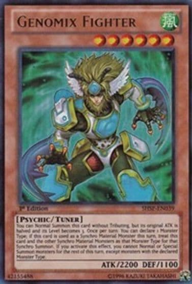 Genomix Fighter Shadow Specters Yu-Gi-Oh! card