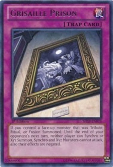 Grisaille Prison Shadow Specters Yu-Gi-Oh! card