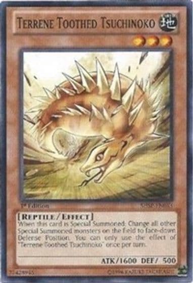 Terrene Toothed Tsuchinoko Shadow Specters Yu-Gi-Oh! card