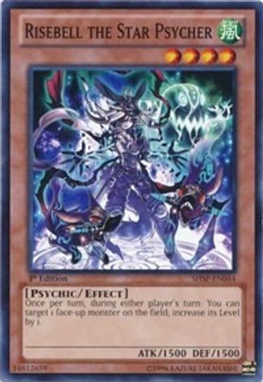 Risebell the Star Psycher Shadow Specters Yu-Gi-Oh! card
