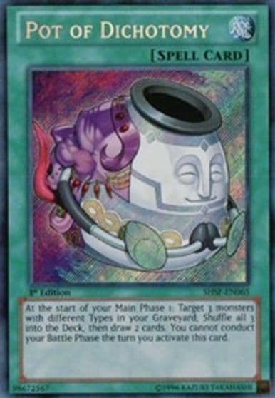 Pot of Dichotomy Shadow Specters Yu-Gi-Oh! card