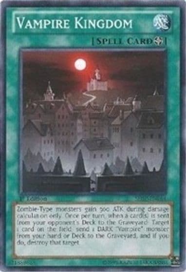 Vampire Kingdom Shadow Specters Yu-Gi-Oh! card