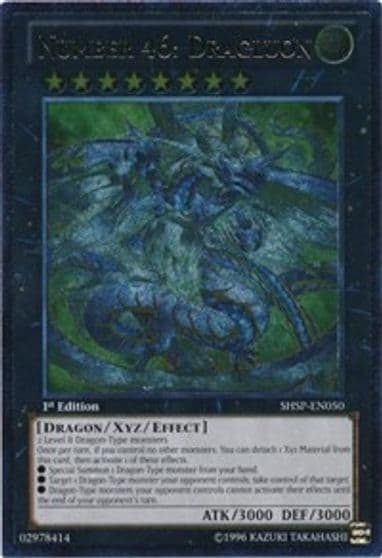 Number 46 Dragluon UTR Shadow Specters Yu-Gi-Oh! card