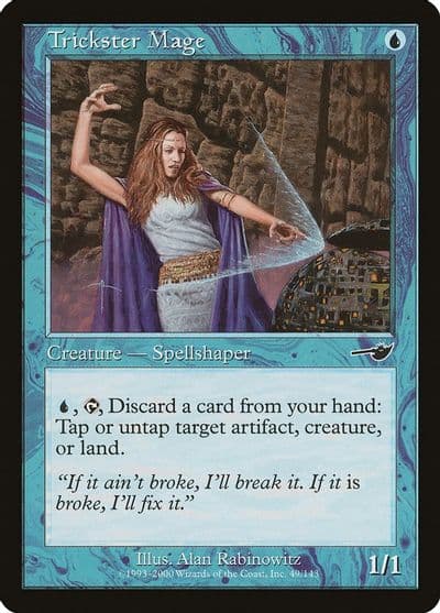 Trickster Mage Nemesis Magic card