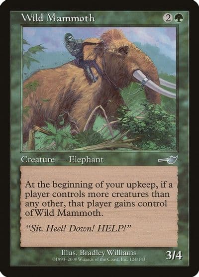 Wild Mammoth Nemesis Magic card