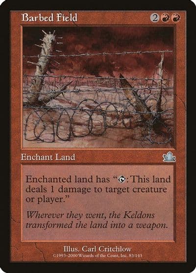 Barbed Field Prophecy Magic card
