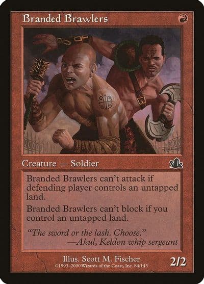 Branded Brawlers Prophecy Magic card