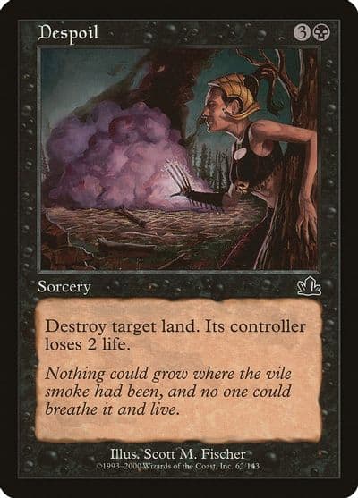 Despoil Prophecy Magic card