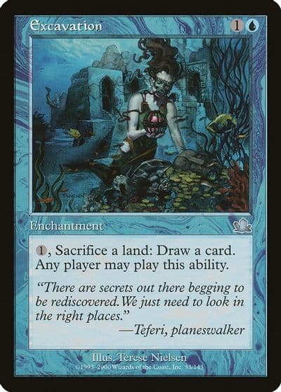 Excavation Prophecy Magic card
