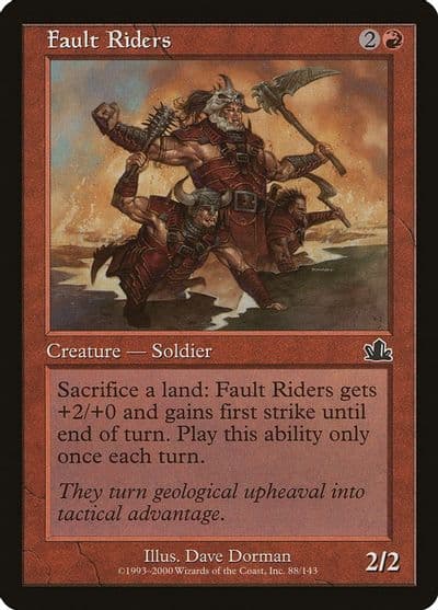 Fault Riders Prophecy Magic card