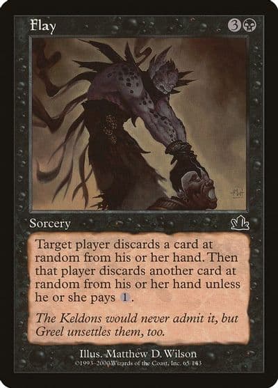 Flay Prophecy Magic card