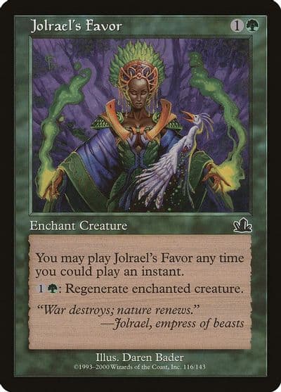 Jolraels Favor Prophecy Magic card