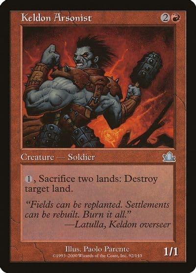 Keldon Arsonist Prophecy Magic card