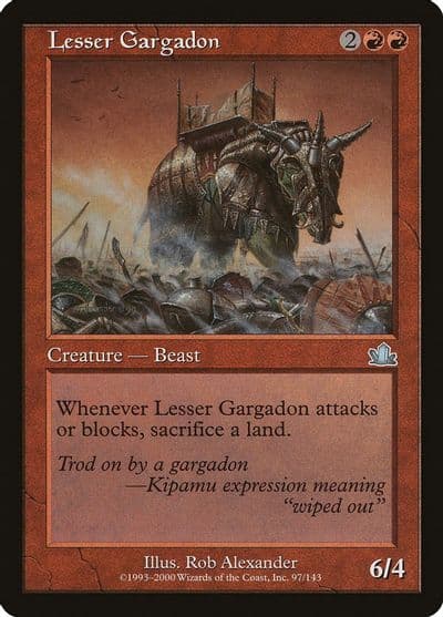 Lesser Gargadon Prophecy Magic card