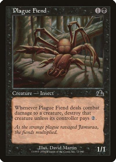 Plague Fiend Prophecy Magic card