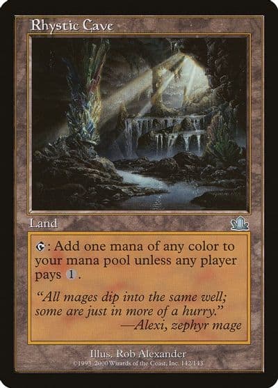 Rhystic Cave Prophecy Magic card