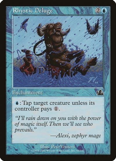 Rhystic Deluge Prophecy Magic card