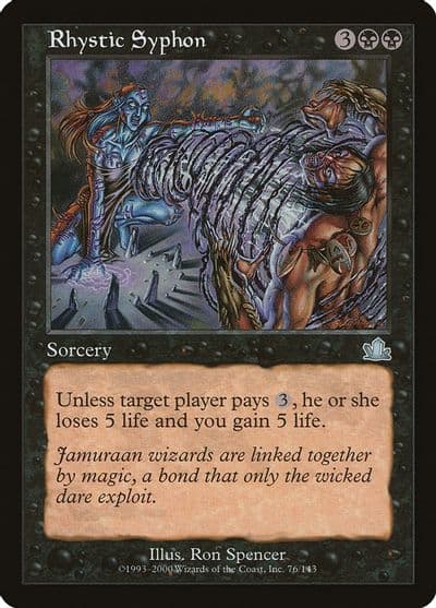 Rhystic Syphon Prophecy Magic card