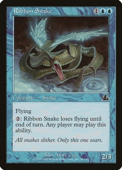 Ribbon Snake Prophecy Magic card
