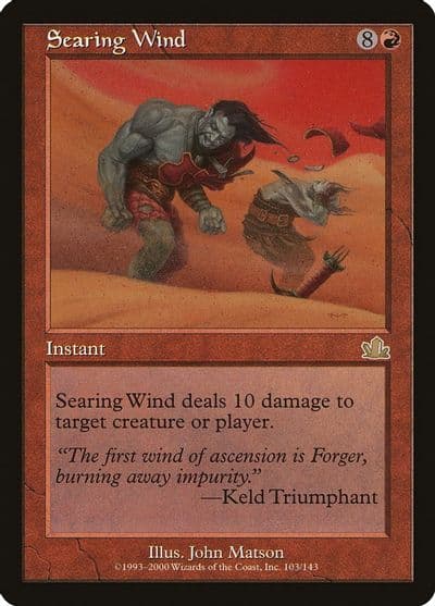 Searing Wind Prophecy Magic card
