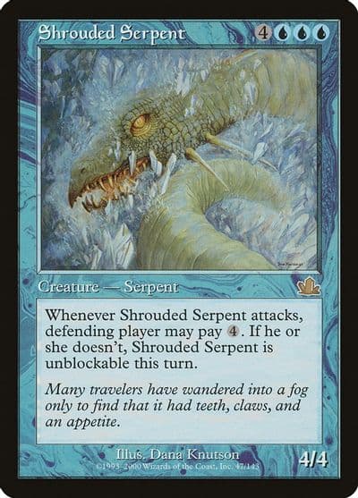 Shrouded Serpent Prophecy Magic card