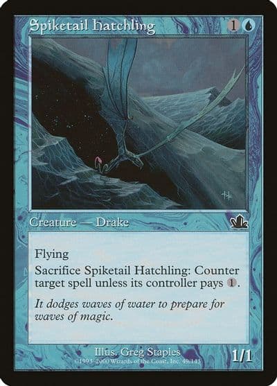 Spiketail Hatchling Prophecy Magic card
