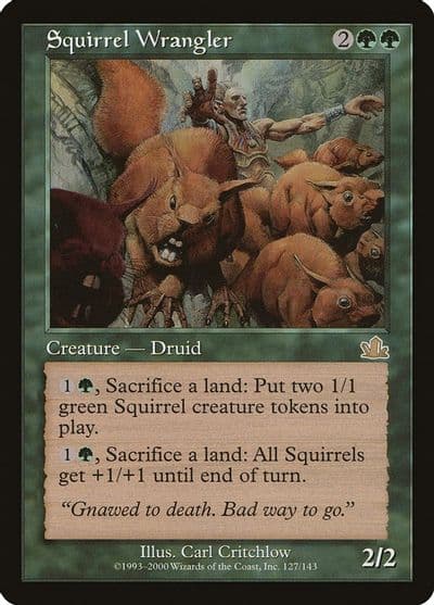 Squirrel Wrangler Prophecy Magic card