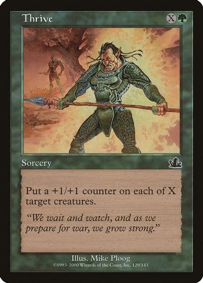 Thrive Prophecy Magic card