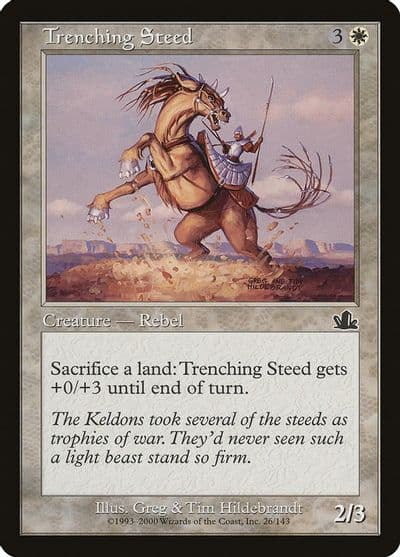 Trenching Steed Prophecy Magic card