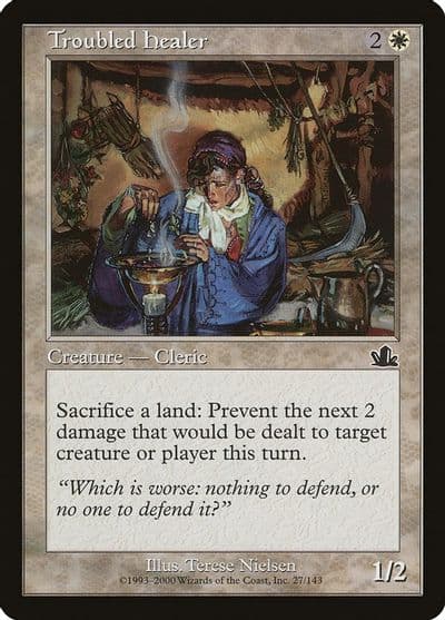 Troubled Healer Prophecy Magic card