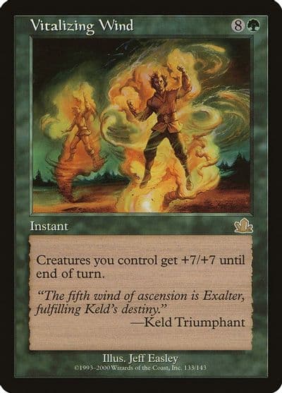 Vitalizing Wind Prophecy Magic card