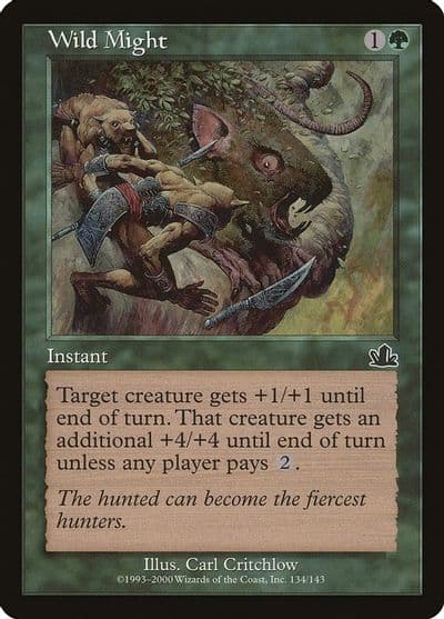 Wild Might Prophecy Magic card