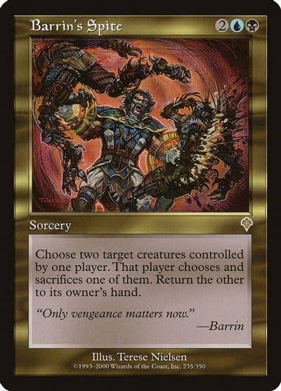 Barrins Spite Invasion Magic card