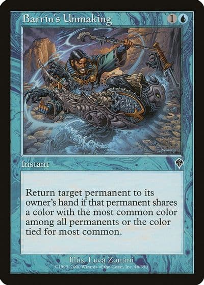 Barrins Unmaking Invasion Magic card
