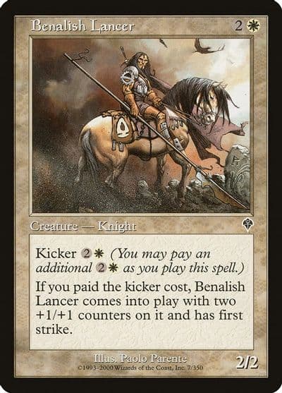 Benalish Lancer Invasion Magic card
