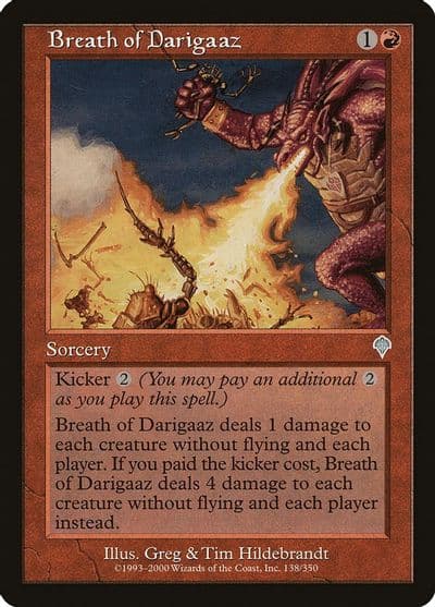 Breath of Darigaaz Invasion Magic card