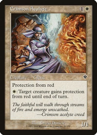 Crimson Acolyte Invasion Magic card