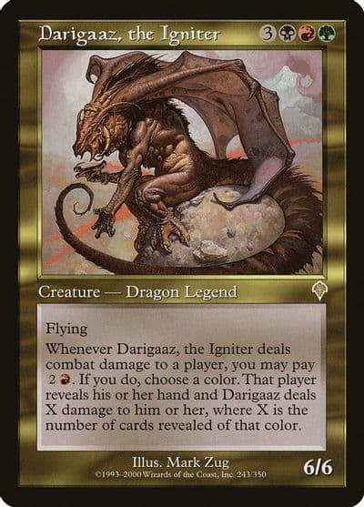 Darigaaz the Igniter Invasion Magic card