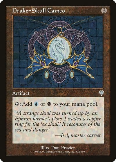 Drake Skull Cameo Invasion Magic card