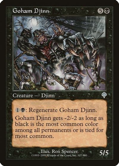 Goham Djinn Invasion Magic card